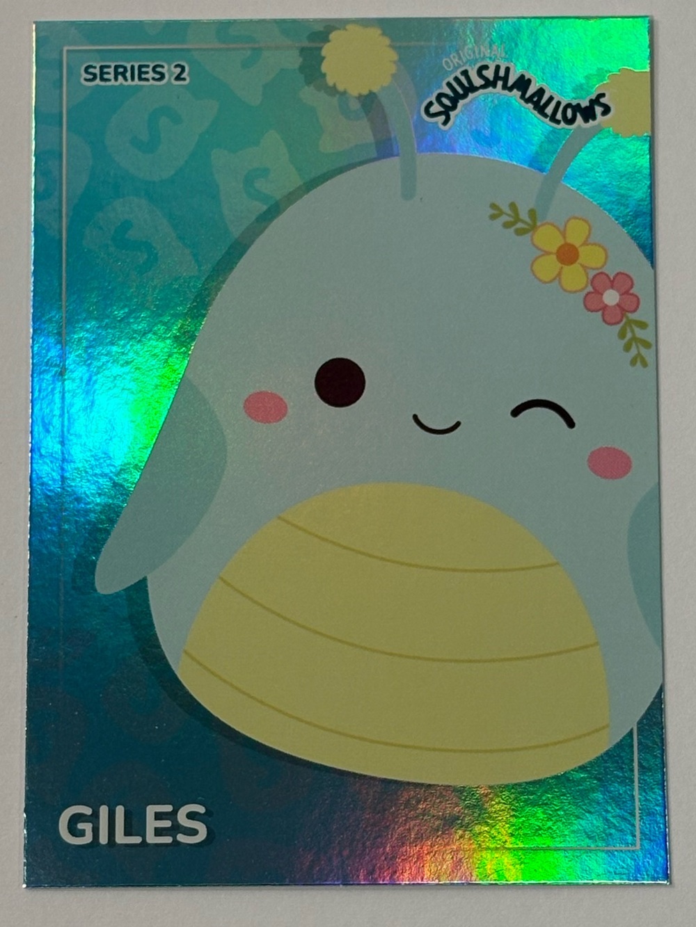 🦗 [5/$15] 2025 PANINI SQUISHMALLOWS SERIES 2 GILES TRADING CARD #42 BASE HOLO